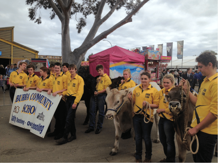 Princess Royal and the Burra Community School Agriculture Program